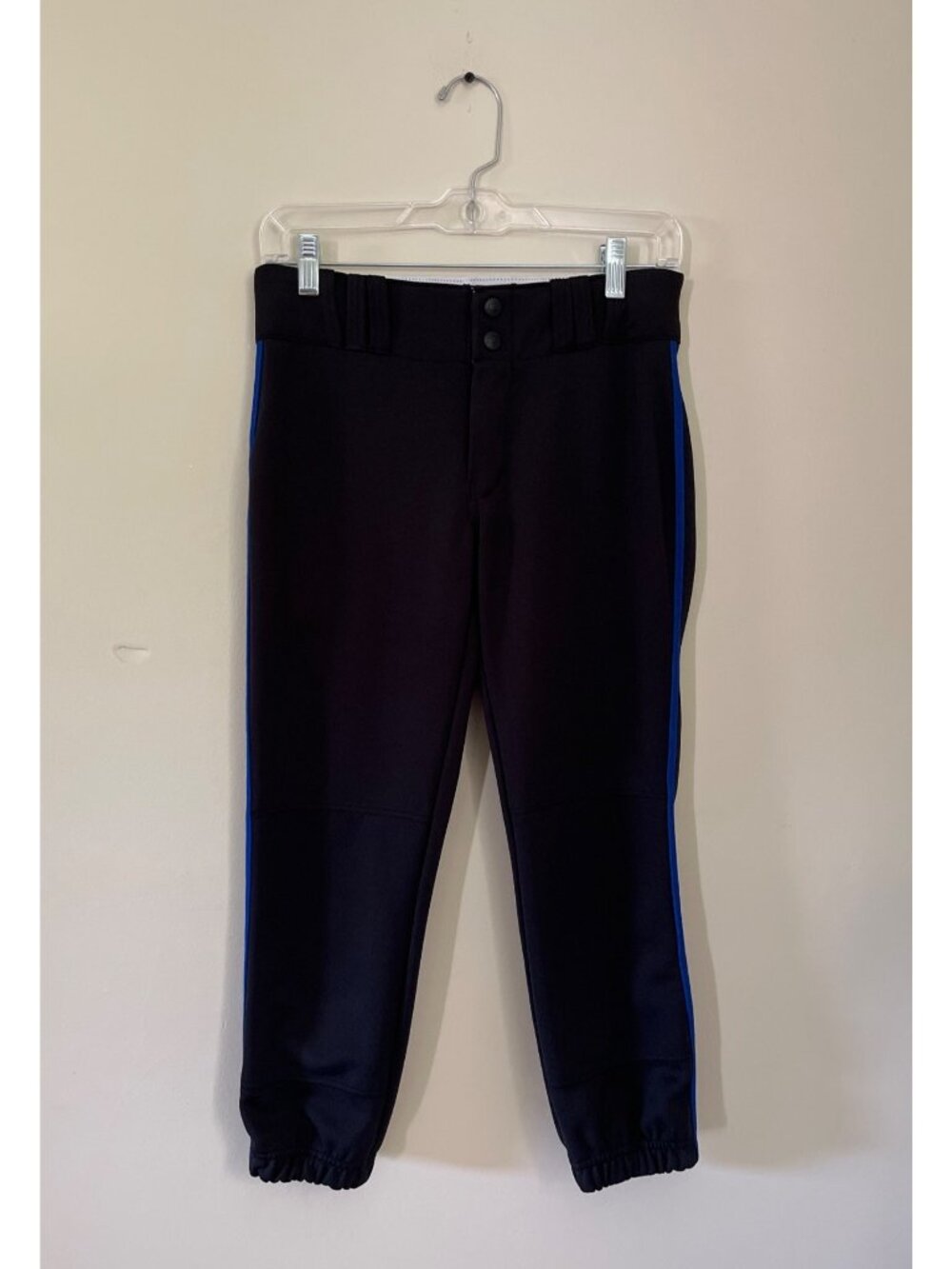 Champro Womens Small Black Blue Striped Tournament Fastpitch Softball Pants